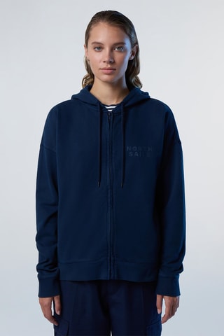 Sweater met capuchon - Marineblauw