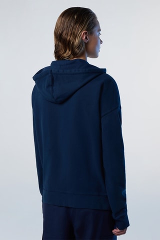 Sweater met capuchon - Marineblauw