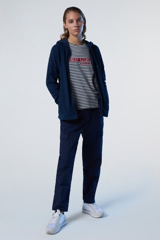 Sweater met capuchon - Marineblauw