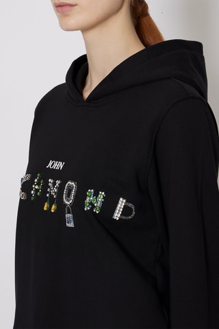 Sweat à capuche Kanao - Noir