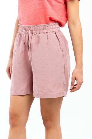 Short en lin Bois de rose