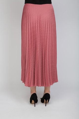 Plissérok met Hoge Taille- Roze