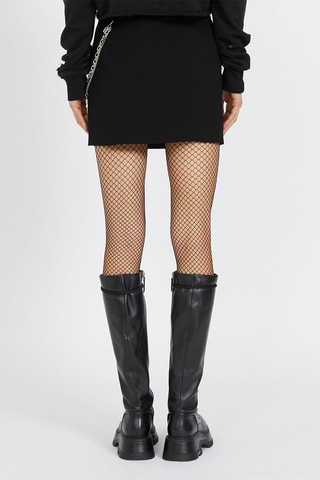 Minirok Hoge Taille Semas - Zwart