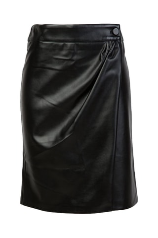 Wikkelrok Hoge Taille - Zwart