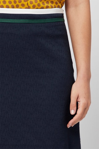 Rechte Rok Hoge Taille Marineblauw - Harmont & Blaine