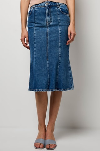 Spijkerrok Donkerblauw