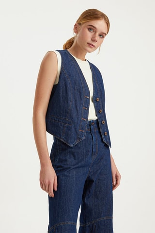 Gilet sans manches - Bleu marine