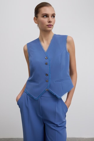 Gilet de costume - Bleu