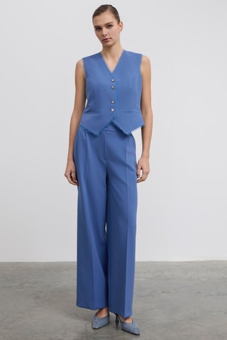 Gilet de costume - Bleu