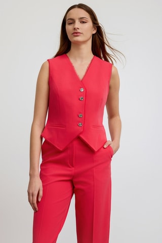 Gilet sans manches - Rouge