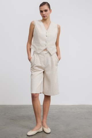 Gilet sans manches - Beige