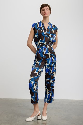 Pantalon 7/8 - Bleu