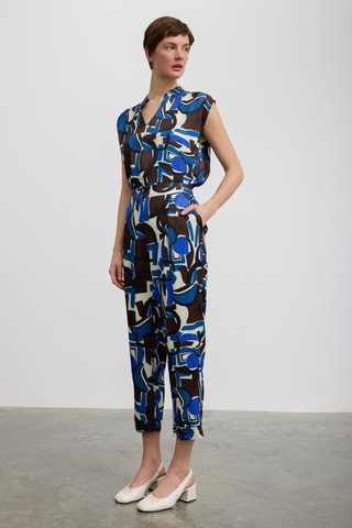 Pantalon 7/8 - Bleu