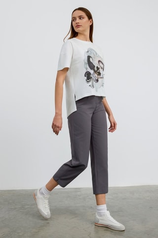 Pantalon carotte - Gris