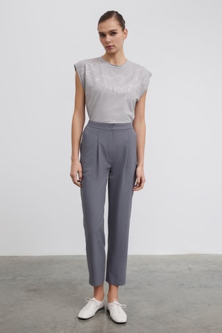 Pantalon carotte 7/8 - Anthracite