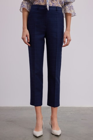 Pantalon carotte - Bleu