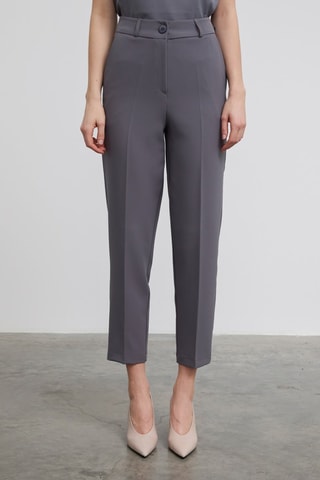 Pantalon taille haute - Anthracite
