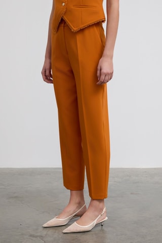 Pantalon regular - Orange
