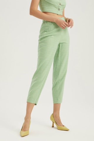 Pantalon carotte - Vert clair