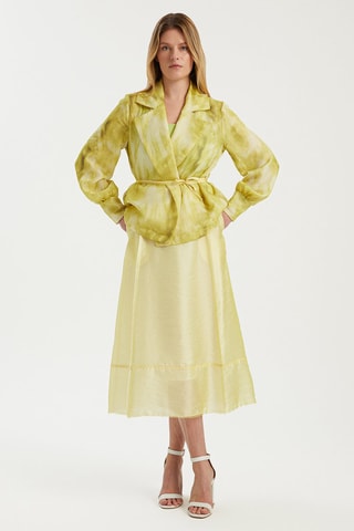 Veste tie and dye - Jaune chiné
