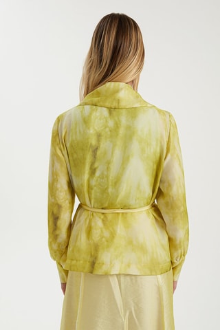Veste tie and dye - Jaune chiné