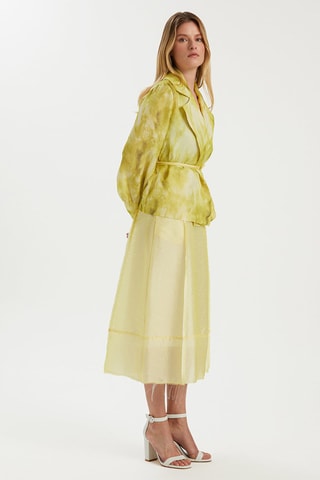 Veste tie and dye - Jaune chiné