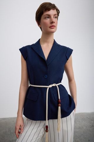 Gilet sans manches - Bleu marine