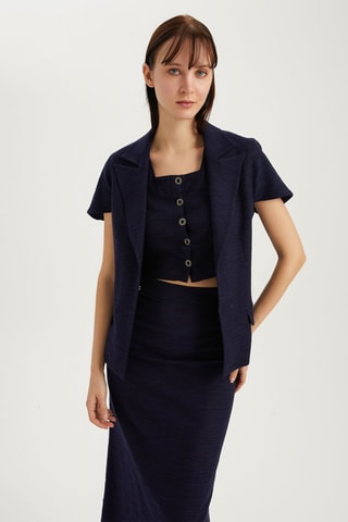Veste - 
Bleu marine