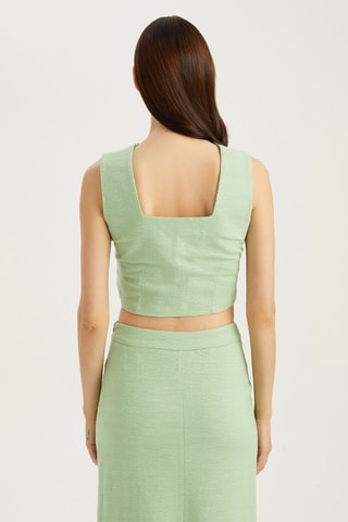 Crop top - 
Vert clair
