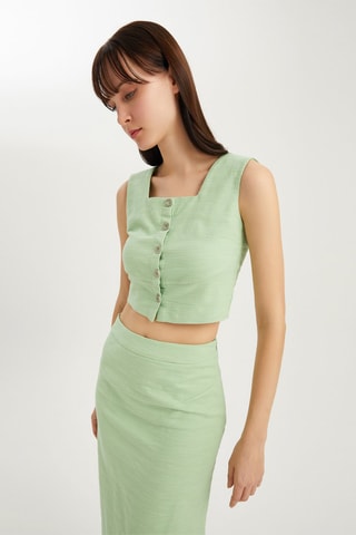 Crop top - 
Vert clair