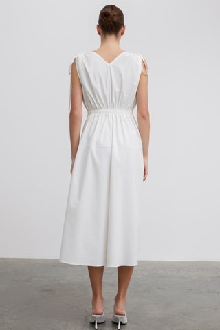 Robe midi - Blanc