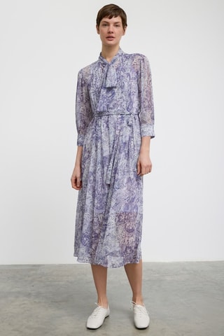 Robe midi - Violet
