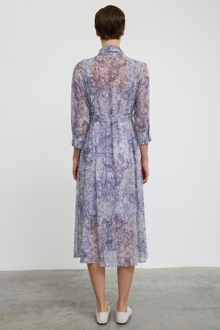 Robe midi - Violet