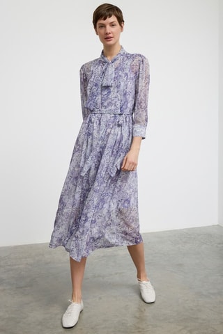 Robe midi - Violet