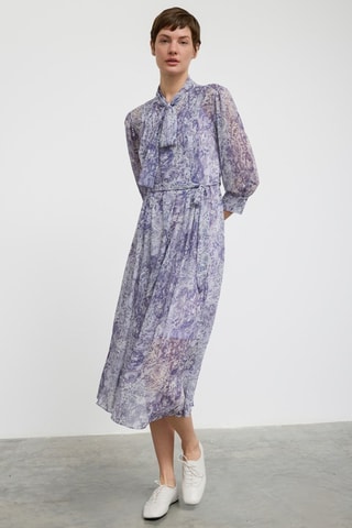 Robe midi - Violet