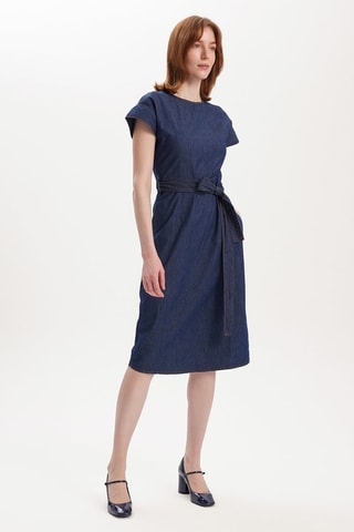 Robe midi - 
Bleu