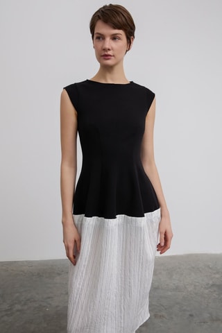 Robe midi - Noir