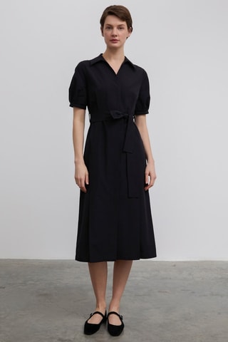 Robe chemise - Noir