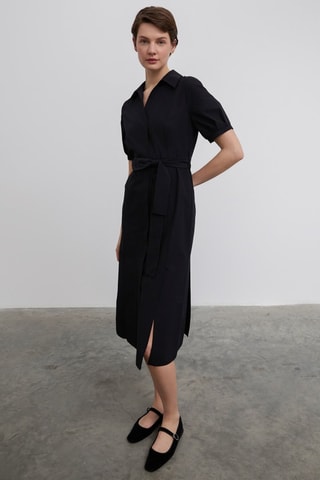 Robe chemise - Noir