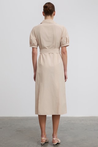 Robe midi - Beige
