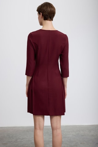 Robe droite - Bordeaux