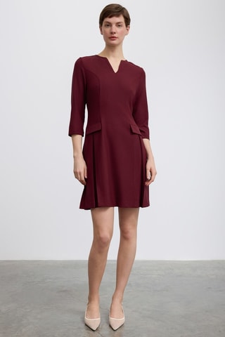 Robe droite - Bordeaux