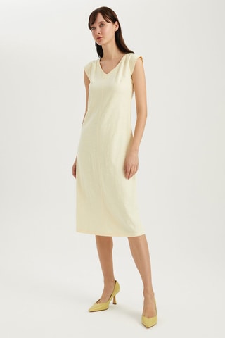 Robe droite - Ecru