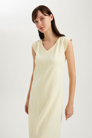 Robe droite - Ecru