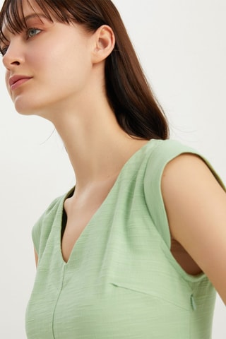 Robe droite - Vert clair