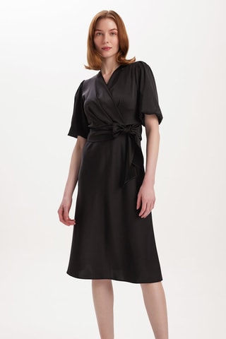Robe midi - 
Noir