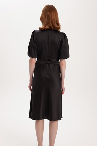 Robe midi - 
Noir