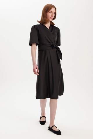 Robe midi - 
Noir