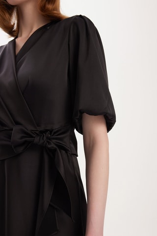 Robe midi - 
Noir