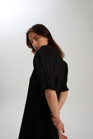 Robe midi - 
Noir